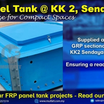 Klinik Kesihatan 2 Sendayan GRP Tank Project