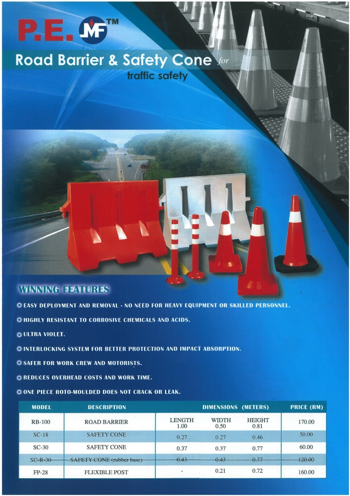 Road Barrier & Safety Cone