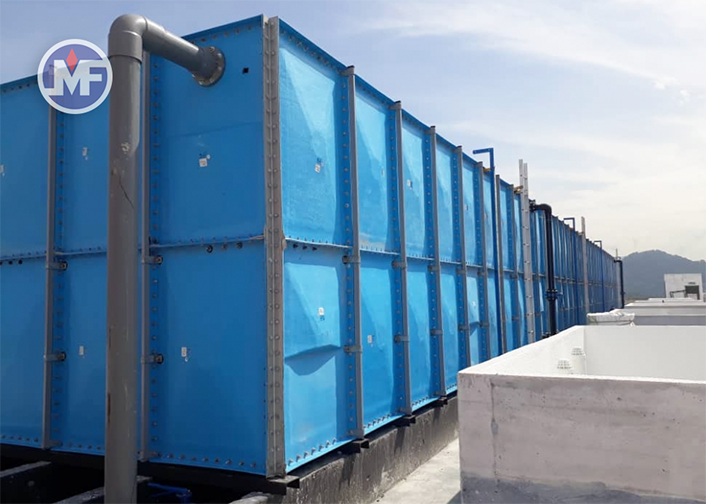 Mui Fatt FRP Sectional Panel Tank 12000L