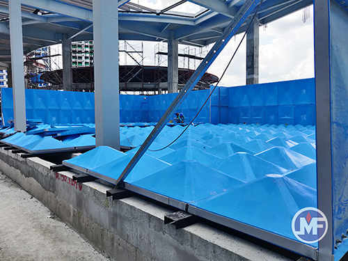 FRP Sectional Panel Tank, Customized Panel Tank, Suction Tank Installation