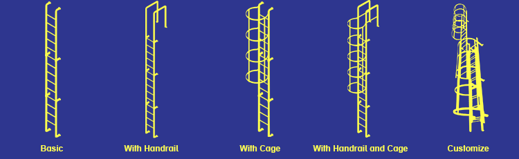 Fixed Ladder, Cage Ladder, Cat Ladder Compilation, Verticle Transportation