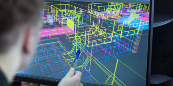 Industrial Designer working with 3D modeling software to create Product Design