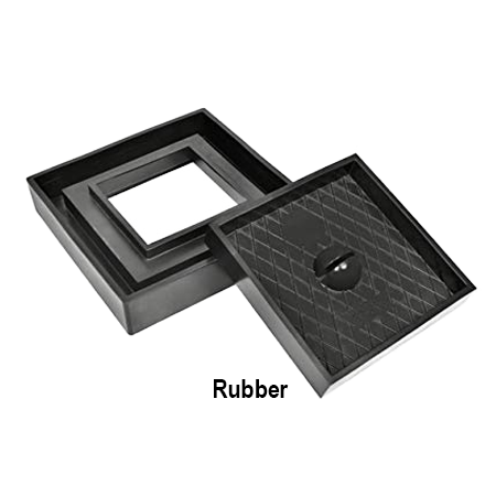 Rubber concrete mold for flexible and easy-to-use concrete shaping