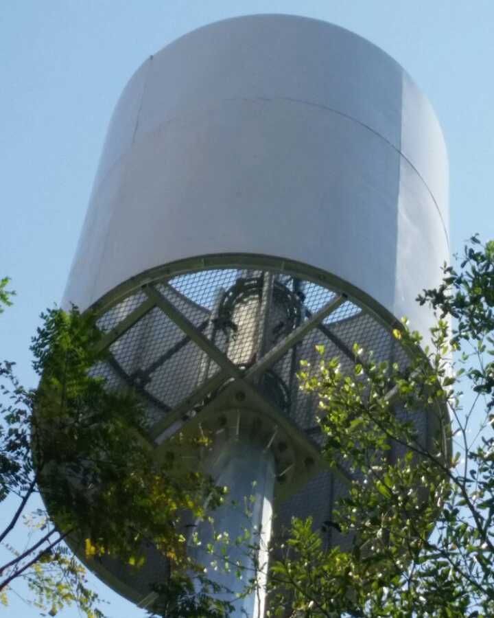 Telecommunication Tower with Fiberglass Camouflage Panel