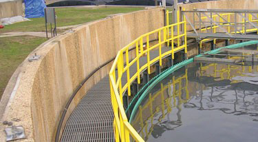 FRP Grating Wastewater Treatment Plant