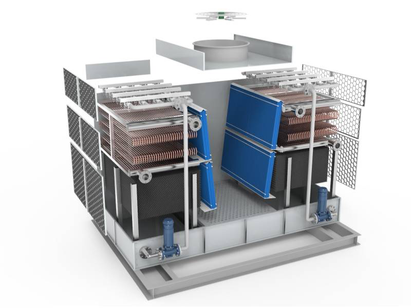 Cooling Tower, Cross Flow Closed Circuit Cooler