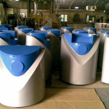 Fiberglass Petrol Station Bins