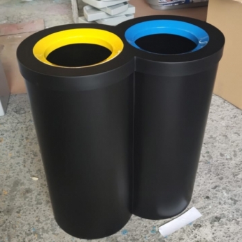 recyle bin 2 in 1 klia airport waste bin