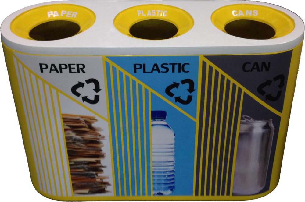 RS2630 Recycling Bin (Yellow)