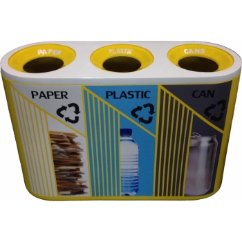 RS2630 Recycling Bin (Yellow)