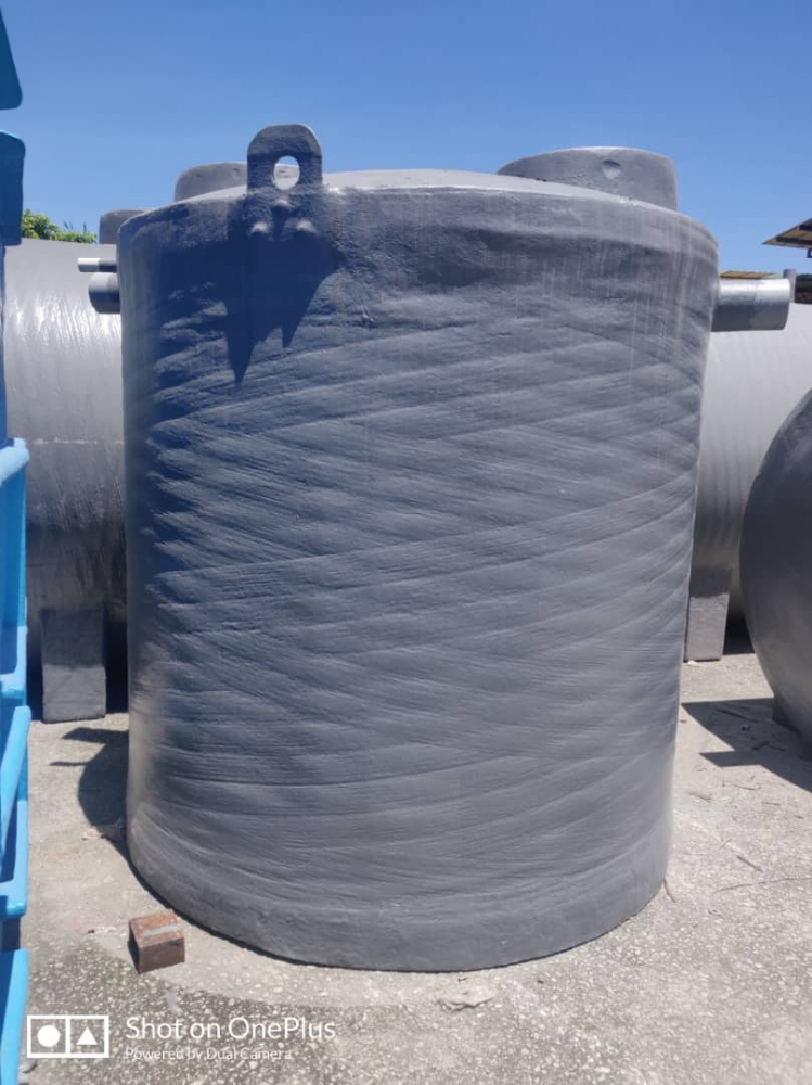 FRP Biofilter Wastewater Treatment System 20 PE