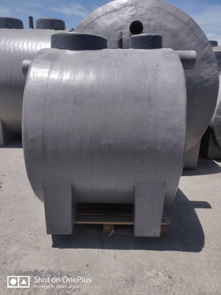 FRP Biofilter Wastewater Treatment System 8 PE (Horizontal)