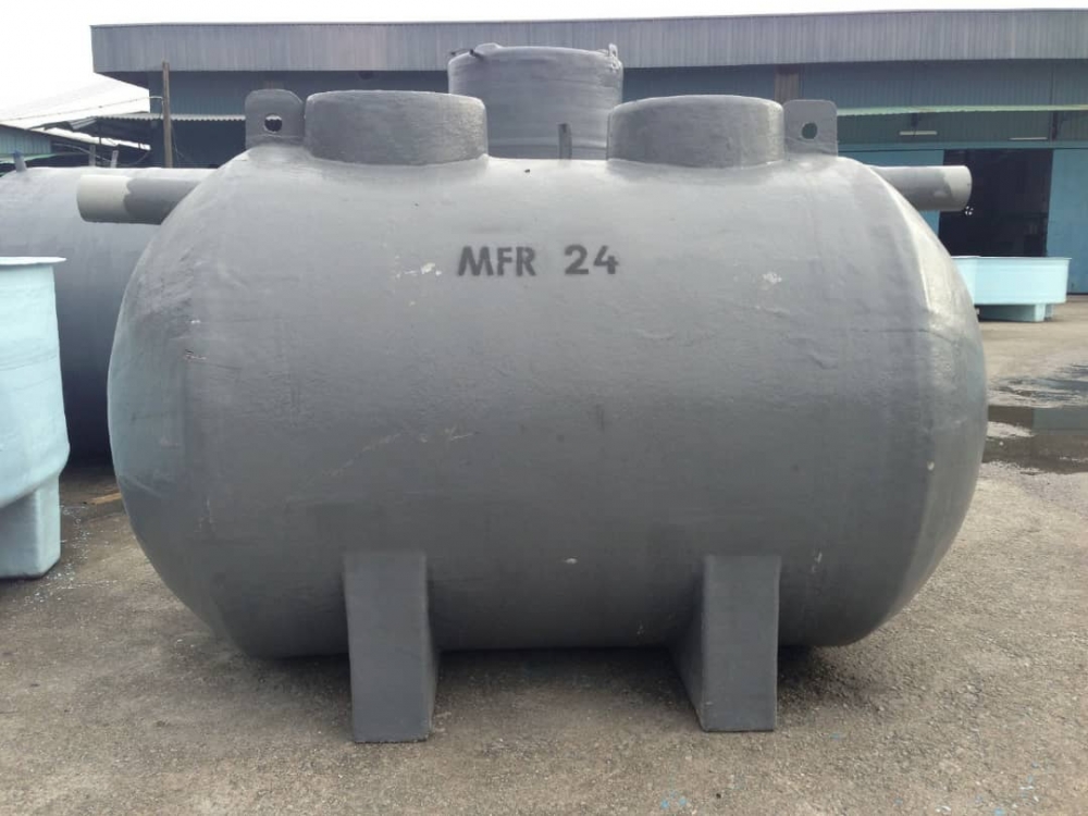 FRP Biofilter Wastewater Treatment System 28 PE