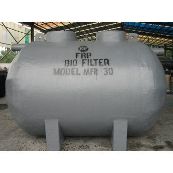 FRP Biofilter Wastewater Treatment System 30 PE