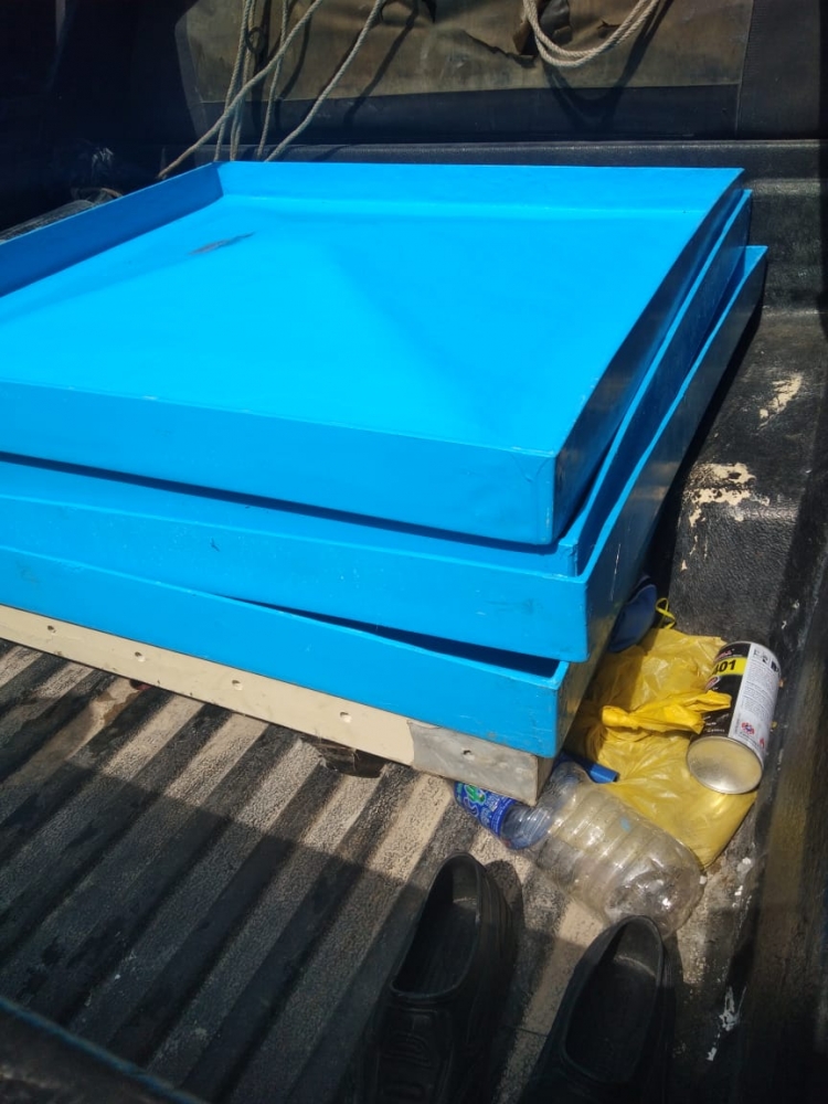 FRP Sectional Panel Side Panel 1M x 1M