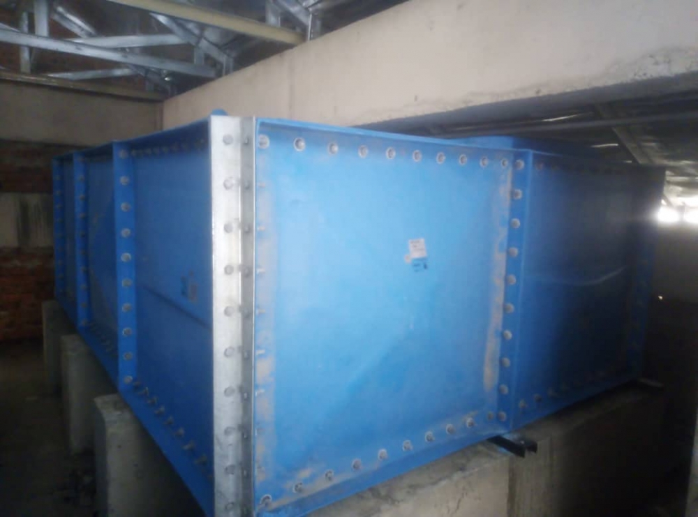 4000L GRP FRP Sectional Panel Tank one meter height series 2x2x1