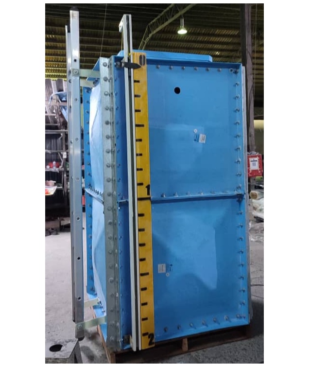 2000L GRP FRP Sectional Panel Tank Two Meter Height Series 1x1x2