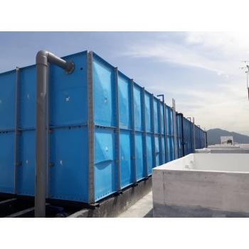 27000L GRP FRP Sectional Panel Tank Three Meter Series Height 3m x 3m 3mH