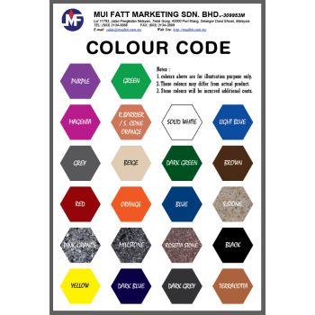 MUI FATT COLOUR CODE