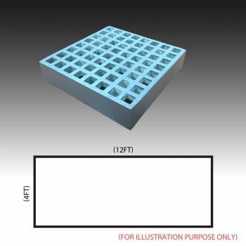 MG 38-20 Standard panel 3.3ft x 13.3ft (Minimesh)