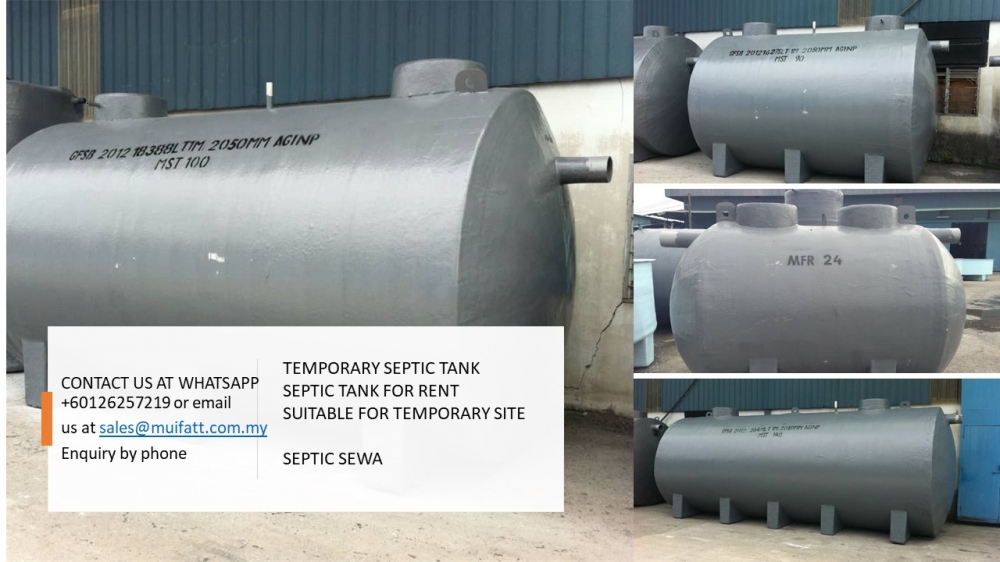 Mechanical Septic Tank MST 40-150 PE RENTAL