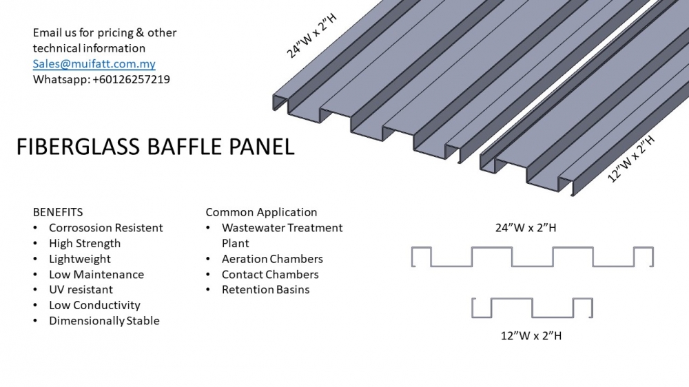 Fiberglass Baffle Panel