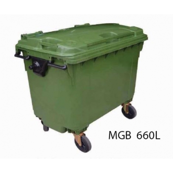 MGB660 Mobile Garbage Bin 660L (Green)