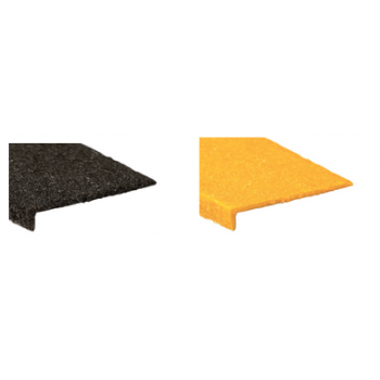 Fiberglass FRP covered stair treads Gritted