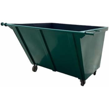 MS Mild Steel Leach Bin 1500 Liter Tong Sampah Besi