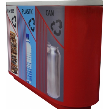 RS2630 Recycling Bin (Red)