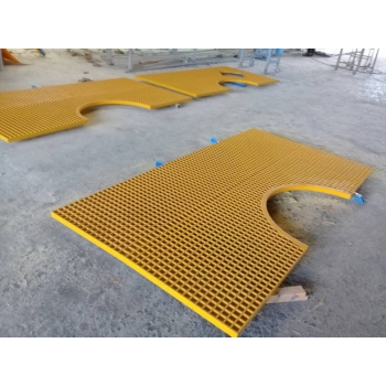 GRP GRID FRP PANEL 38mm H MALAYSIA YELLOW