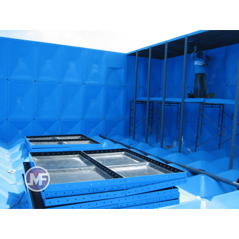 Penggantian Tangki AIr GRP Sectional Tank