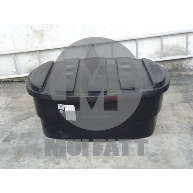 SG 100-150 N Special Size SEGI Rectangular Closed Top PE Water Tank 150 Gallon (681 L)