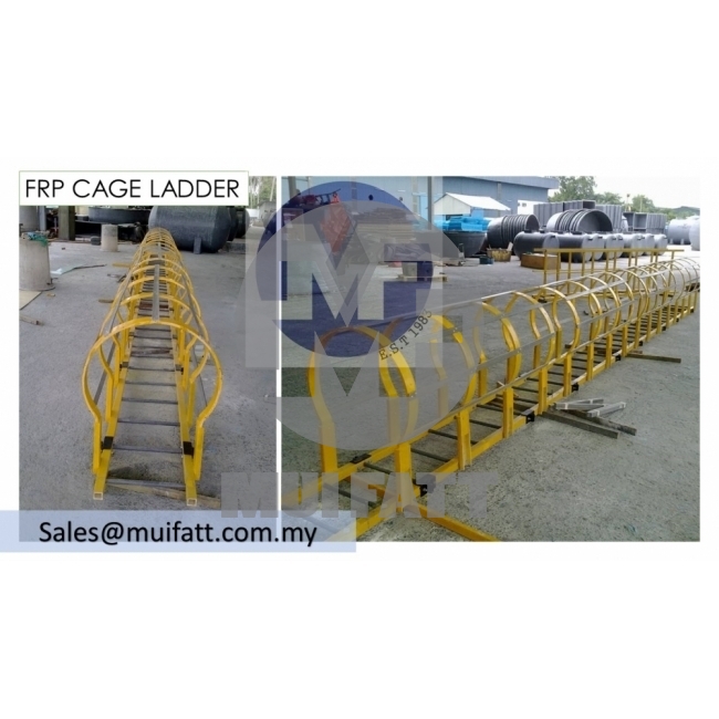 CAGE LADDER FIBERGLASS
