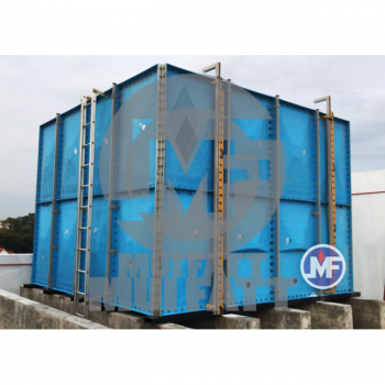 50,000L FRP/GRP Sectional Panel Water Tank 5m x 5m x 2mH thumbnail 1