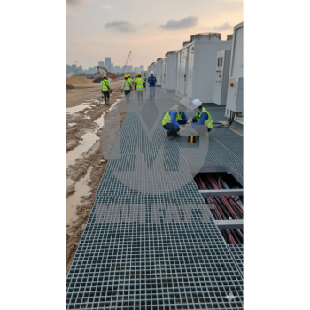 MUIGRATE MG50/38 Heavy-Duty FRP Grating | Construction Site Safety & Mud Control Mat thumbnail 1