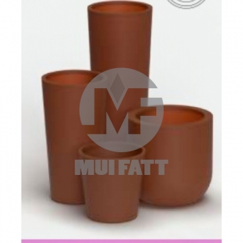 Pot C Round FRP Planter Pot (400 dia x 400 H mm) thumbnail 1